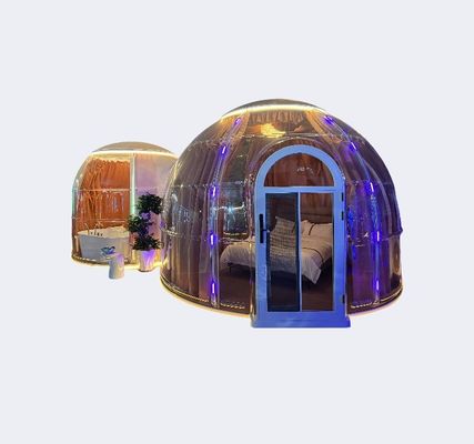 comprar Hoteles de lujo de alta calidad con cúpula de policarbonato Casa de cúpula para alojamiento en familia online manufacture