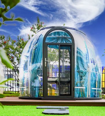 comprar Nuevo diseño Hotel Policarbonato Cúpula Tienda Modular Transparente Casa de Cúpula de Burbuja Para Resort online manufacture