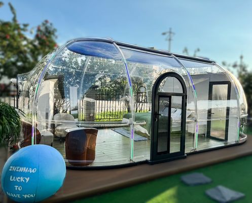 comprar 5.7m2 Double Star Dining Bubble Tent 3M Camping Transparente Tienda de burbujas transparente online manufacture