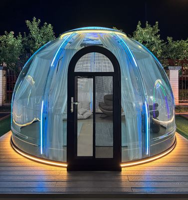 comprar Apartamento de acero inflable y material de PC para acampar Hotel Villa o habitación de cúpula de estrellas online manufacture