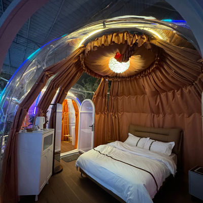 comprar Full House Glamping Clear Pc Tiendas de campaña de policarbonato Tiendas de campaña de burbujas Casa de domo de burbujas online manufacture