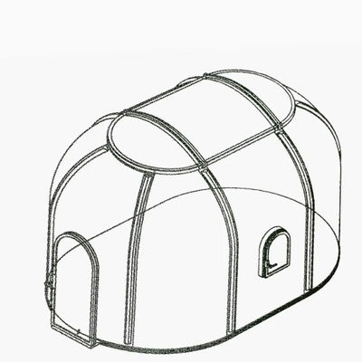 comprar 3 - 4 Personas de policarbonato tienda de comedor de burbujas Star View tienda de cúpula de burbujas online manufacture