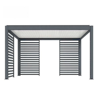 comprar Puerta de entrada al aire libre sala de sol al aire libre techo exterior volcado alfiler gazebo cobertizo de cuatro esquinas de aleación de aluminio gazebo terraza a prueba de lluvia online manufacture