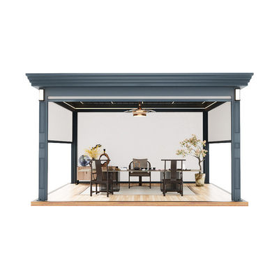 comprar Pabellón al aire libre de aleación de aluminio nueva lámina eléctrica de mano pabellón de patio pabellón de ocio patio online manufacture
