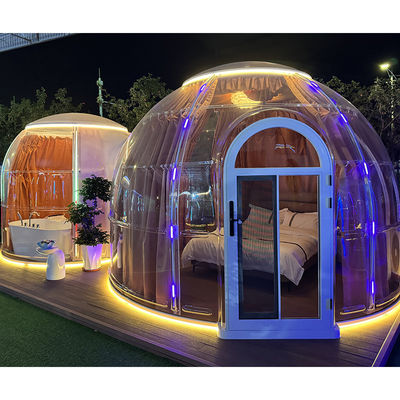 Casa de burbujas para PC al aire libre Estructura del material Las casas de burbujas únicas y elegantes