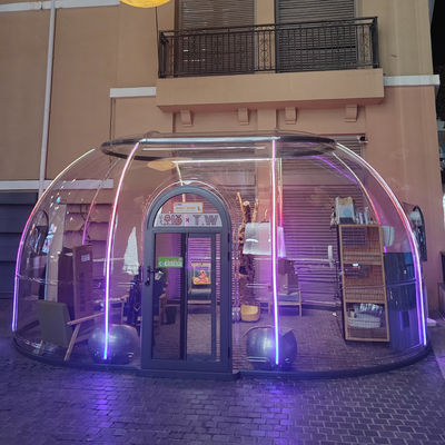 Capsula de estrellas al aire libre Casa de burbujas vacía Casa móvil transparente tienda de campaña Restaurante Sala de sol