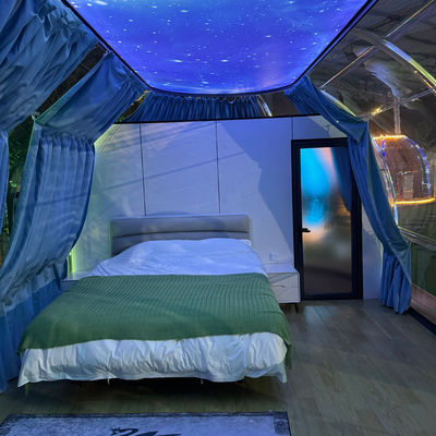 Tienda Diy Bubble Tenda oval de policarbonato infinitamente extendida Casa de cúpula para Glamping Hotel con baño Sala de cúpula Tienda de iglú