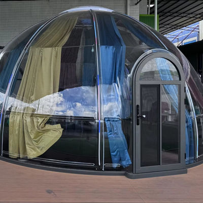 Tienda de lujo con cúpula de burbujas Hotel con cúpula de burbujas transparente Casa con cielo de policarbonato