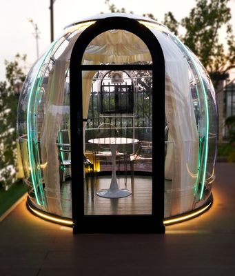 Venta caliente Nuevo diseño de hotel de policarbonato de cúpula tienda de campaña modular prefabricado PC Casa de cúpula de burbujas para el resort