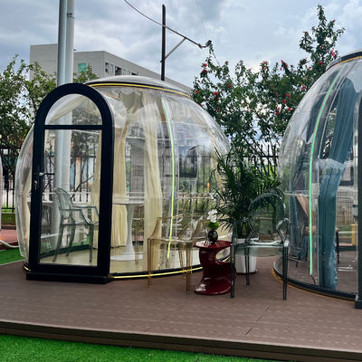 Inflable al aire libre Camping de burbujas Hotel Tienda Casa Cúpula Casa prefabricada Cabina