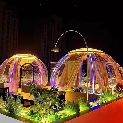 Glamping Casa de Cúpula de Burbujas al aire libre Tenta de Cúpula de Casa de Burbujas PC Transparente Popular