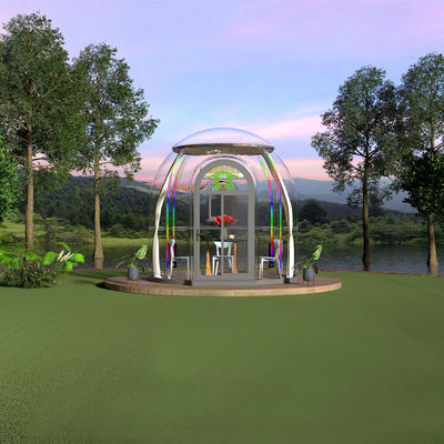 Venta caliente Hotel de diseño moderno Prefab PC Casa de cúpula de burbujas Nueva tienda de cúpula modular para eventos al aire libre