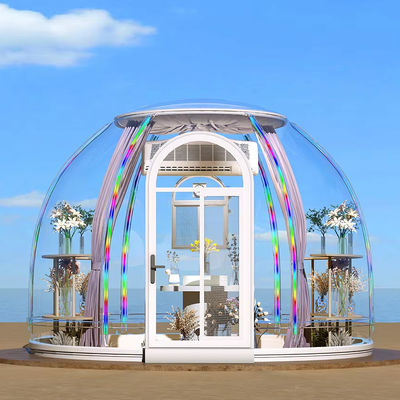 Casa de Cuarto Profesional con Cúpula de Burbuja Casa de estilo prefabricada con Cúpula para Hotel Restaurante Jardín
