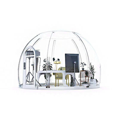 PC Casa de burbujas al aire libre Combinación para camping Hotel Homestay Bar y carpa de yurts transparente