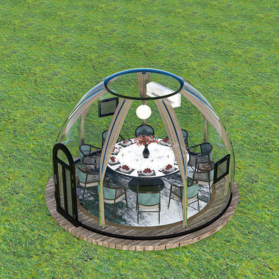 Casa de campamento Una habitación un baño estrella transparente habitación vacía a prueba de viento lluvia tienda de campamento al aire libre restaurante casa de postre