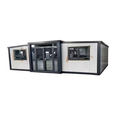 Cuadro plegable de doble ala sala móvil puede ser plegable contenedor de vida de expansión de la sala de distribución de la sala de la caja de empaque de ala
