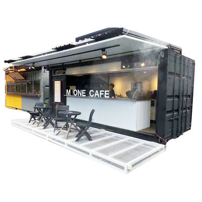 Contenedor Café Converted Container Shop Contenedor comercial de la calle para supermercado Tienda de conveniencia