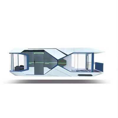 Espacio Aluminio Turista Hogar de familia Casa cápsula espacial Móvil Apple Barn Hotel Camping Oficina inteligente Vista
