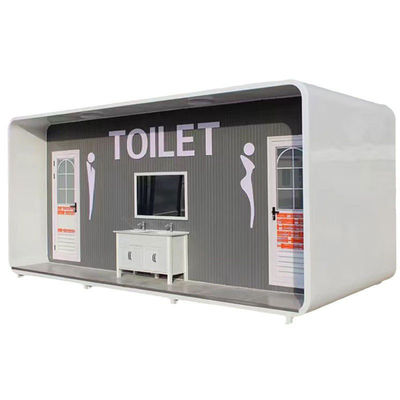 Inodoro portátil con ducha, inodoro público integrado