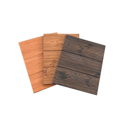 Diseño contemporáneo estilo Polyurethane Sandwich Board para sala de frío tablero de metal tallado aislamiento de paredes exteriores en Villa