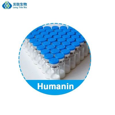 Pureza 99% Venta caliente Humanina 10 mg de péptido en polvo liofilizado en viales personalizados
